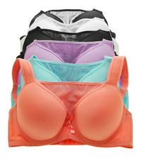 New 6 Convertible T-Shirt Bra Set for Sale $90 Size 38DDD