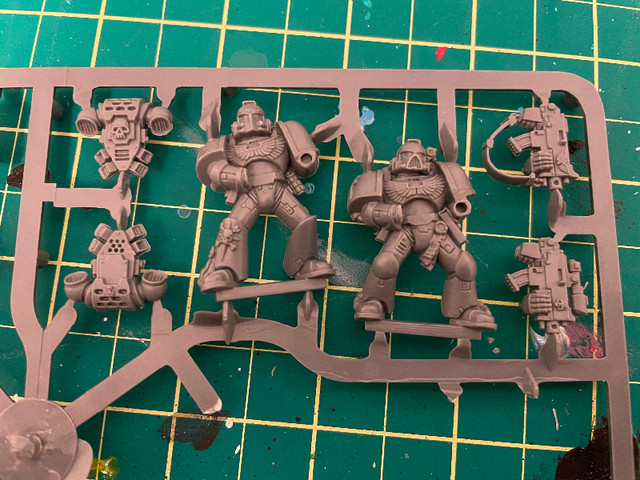 Warhammer 40k New in sprue firstborn marine from black reach set in Toys & Games in Markham / York Region