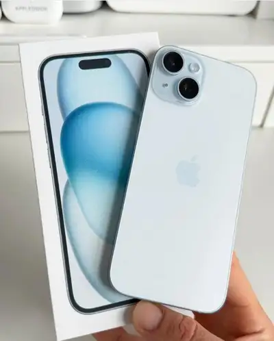 iPhone 15+128 GB blue – used/near perfect condition, View more