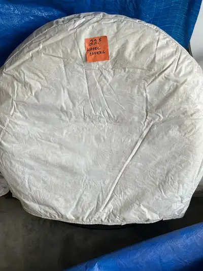 4x11.5 tire covers for motorhome,will work on 19.5 size. also 2x A/C covers .Call or text Ray in Bea...