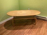 Oval ikea coffee table (some damage on the top)