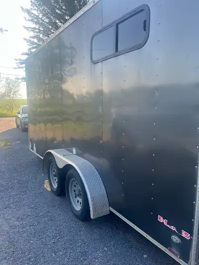 6×10 enclosed cargo trailer * Forest River / Cargo Mate * Manufactured October 2017 * Tandem axle —...