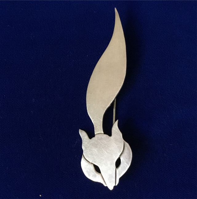 FOX BROOCH 925 STERLING SILVER SIGNED MEXICO in Jewellery & Watches in Mississauga / Peel Region - Image 3
