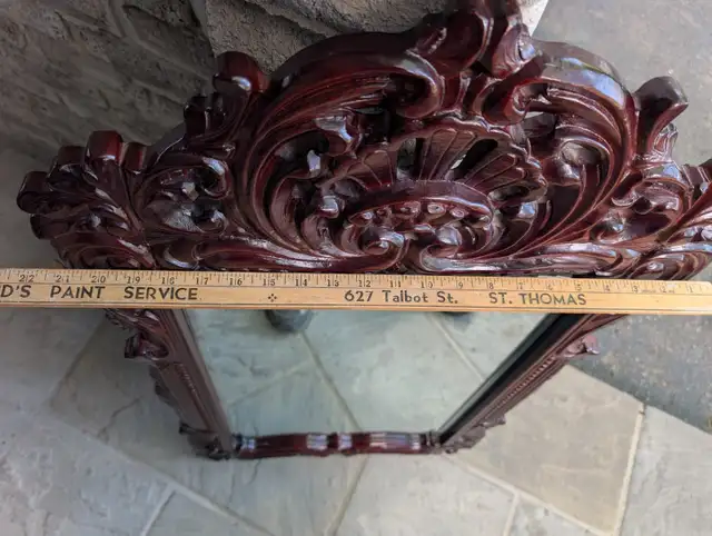 Vintage Bombay Rosewood Carved Mirror in Home Décor & Accents in Oakville / Halton Region - Image 10