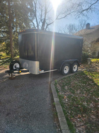 6x12 Double 5000 pound  axel Trailer