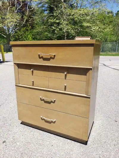 Vintage Mid-Century Wood Dresser, View more