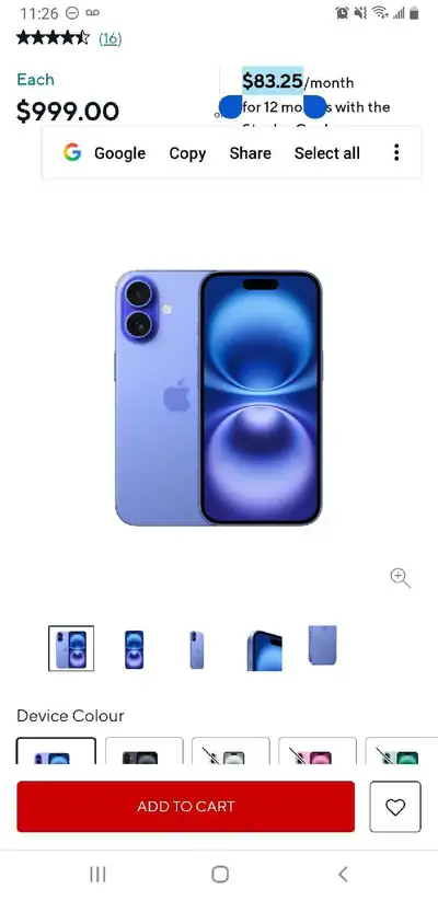 iPhone  16, View more