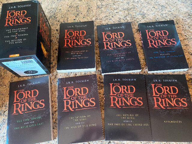 Lord of the Rings books boxed set in Fiction in Strathcona County - Image 3