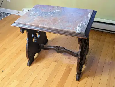Victorian Renaissance Revival Gryphon Side Table, View more