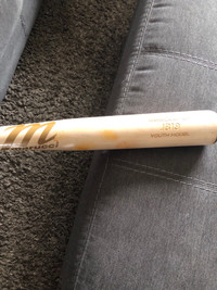 Wooden baseball bat 