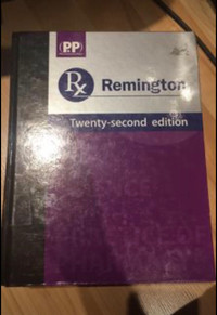 Pharmaceutical Press Remington Science and Practice of Pharmacy 