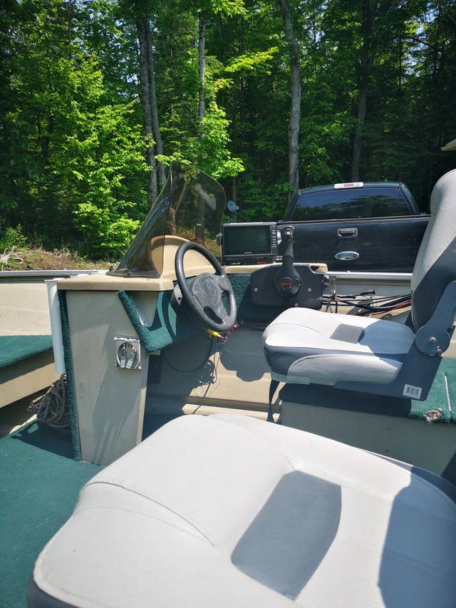 2006 Legend Angler 16ft  25HP 4 Stroke Outboard $10200 OBO in Powerboats & Motorboats in Peterborough - Image 4