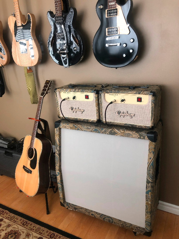 2 x Epiphone Valve Junior and 412 Slant Cab in Amps & Pedals in Edmonton