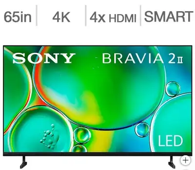 Télévision LED 65'' K-65S20M2 4K ULTRA UHD HDR GOOGLE TV BRAVIA, View more