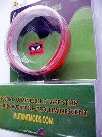 Electroluminescent EL tape - red, green, blue - $5 each- unused