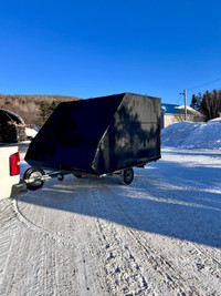 Enclosed Snowmobile Trailer
