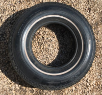 Bias ply white wall tire $25