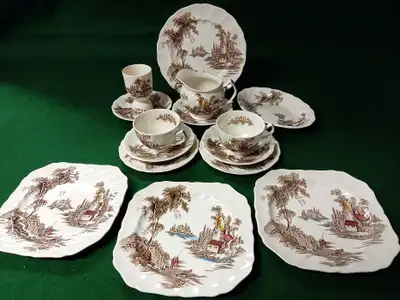 15 pieces Johnson Bros The Old Mill, View more