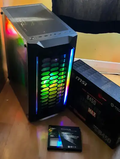 CPU AMD Ryzen 9 53900XT .3hz Turbo 4.8Mhz 16 Coeur 32 Processeurs Neuf Case Cougar MX410 Neuf Mother...