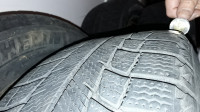 Four Michelin tires on Honda civic rims 195 65 15 excellent