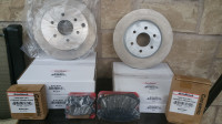 Brake set. Rotors and Pads. Nissan Frontier, Pathfinder. New.