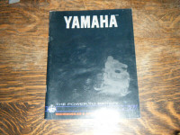 Yamaha Enticer Snowmobile and Accessories  Brochure 1993