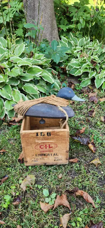 Charles Perdue 'Crow Call' (Also, 8 Black Duck "Working" Decoys) in Fishing, Camping & Outdoors in Ottawa - Image 8