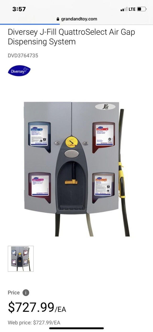 J-fill Quattro select dispenser safe gap  model in Other Business & Industrial in Oakville / Halton Region - Image 3