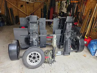 Stinger Folding trailer Only 27 inches thick when stored. For people who need a trailer but no place...