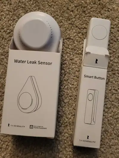 New - 2 items Water Leak Sensor & Smart Button by ThirdReality, View more