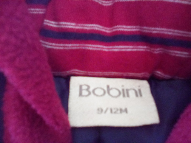 Ensemble hiver bébé 9-12 mois BOBINI baby boy winter suit in Clothing - 9-12 Months in Laval / North Shore - Image 2