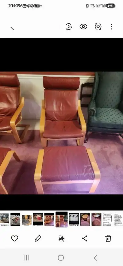 Chaise et pouff , View more