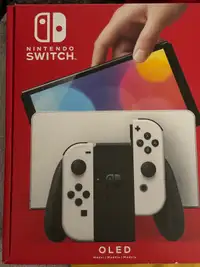 Nintendo Switch OLED w/ white joy-con