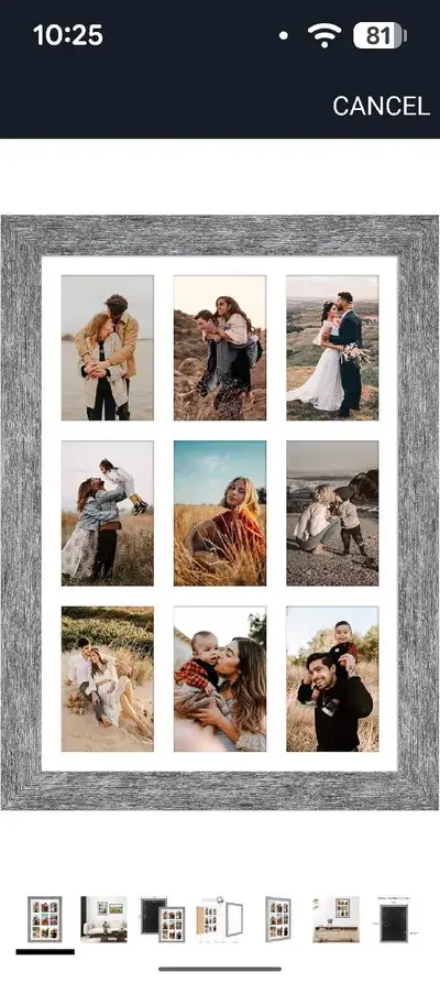 Picture Frame 9 Slots  4 x 6, View more