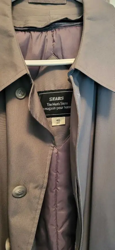 Sears Trench Coat 40R, View more