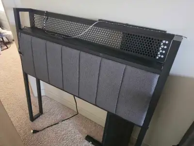 Twin bed with charging station , View more