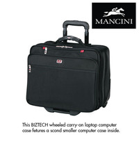 Mancini Wheeled Laptop and Travel Bag