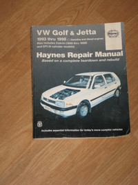 Haynes Repair Manual V W