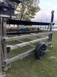 Hewitt adjustable single axle boat lift wheel kit 