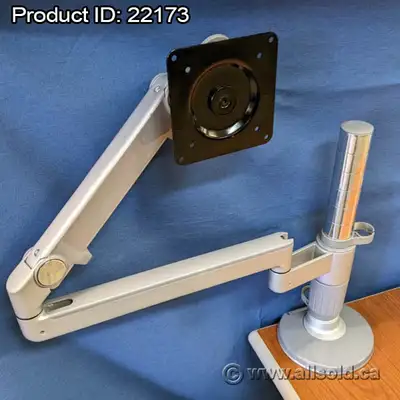 Humanscale M/Flex Single Monitor Mounting Arm w/ Clamp Mount, View more