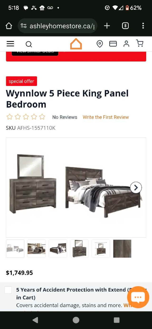 King bedroom set in Beds & Mattresses in Oshawa / Durham Region