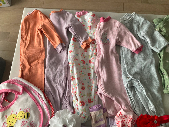 Lot of 25 pieces of baby girl clothes (0-3 months) in Clothing - 0-3 Months in City of Halifax - Image 2