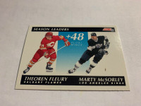 1991-92Score Canadian English #297 Theoren Fleury-Marty McSorley