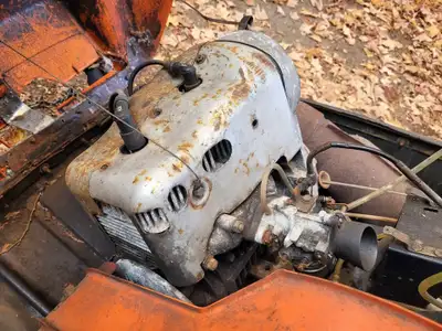 Twin cylinder BSE snowmobile engine. Removed from a Moto-Ski Futura 400 but I don't think it was cor...
