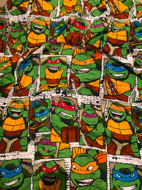 Teenage Mutant Hero Turtles Fitted Single Bedsheet