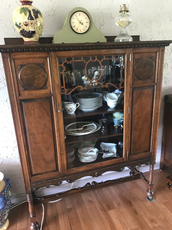 Antique China and hutch Hutches & Display