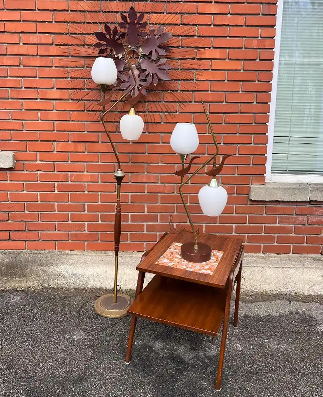 Awesome pair of mid century modern lamps 1960 Majestic Style in Indoor Lighting & Fans in City of Montréal - Image 6