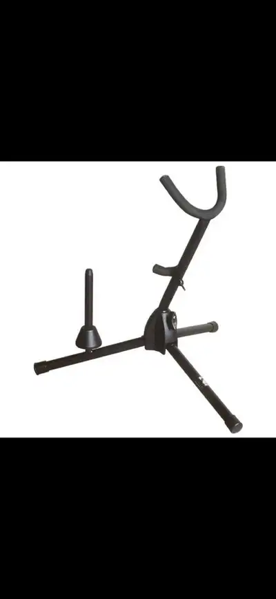 This Hercules saxophone stand is a reliable and sturdy support for your instrument, ensuring it rema...
