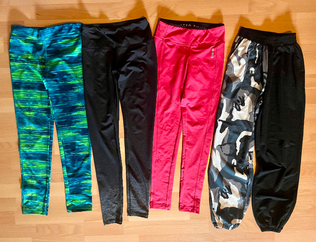 Girls XLg/womens XSm leggings Reebok/oldnavy/Joe fresh $20 lot in Kids & Youth in Charlottetown