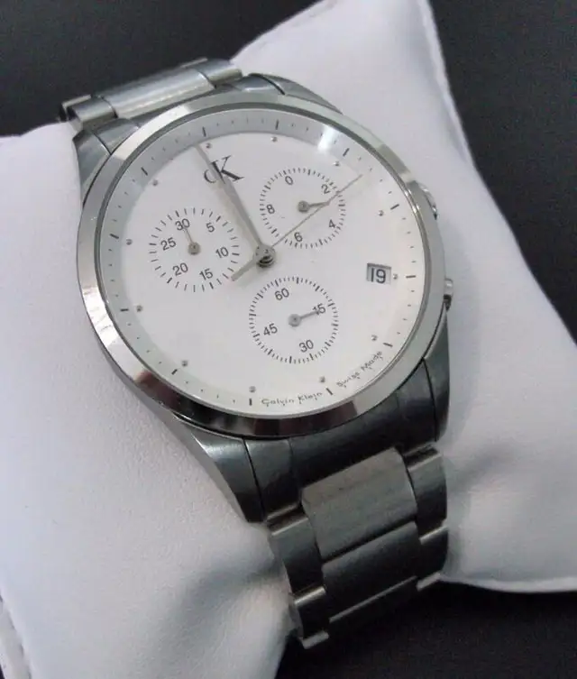 MONTRE WAtch cK Bold Extention Chrono Calvin Klein made SWATCH in Jewellery & Watches in City of Montréal - Image 3